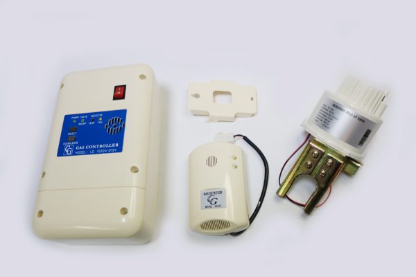 ชุดตัดแก๊สรั่ว 1 จุด gas alarm สำหรับร้านอาหาร